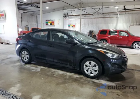 2016 Hyundai Elantra Se from USA, damaged, VIN 5NPDH4AE8GH670839